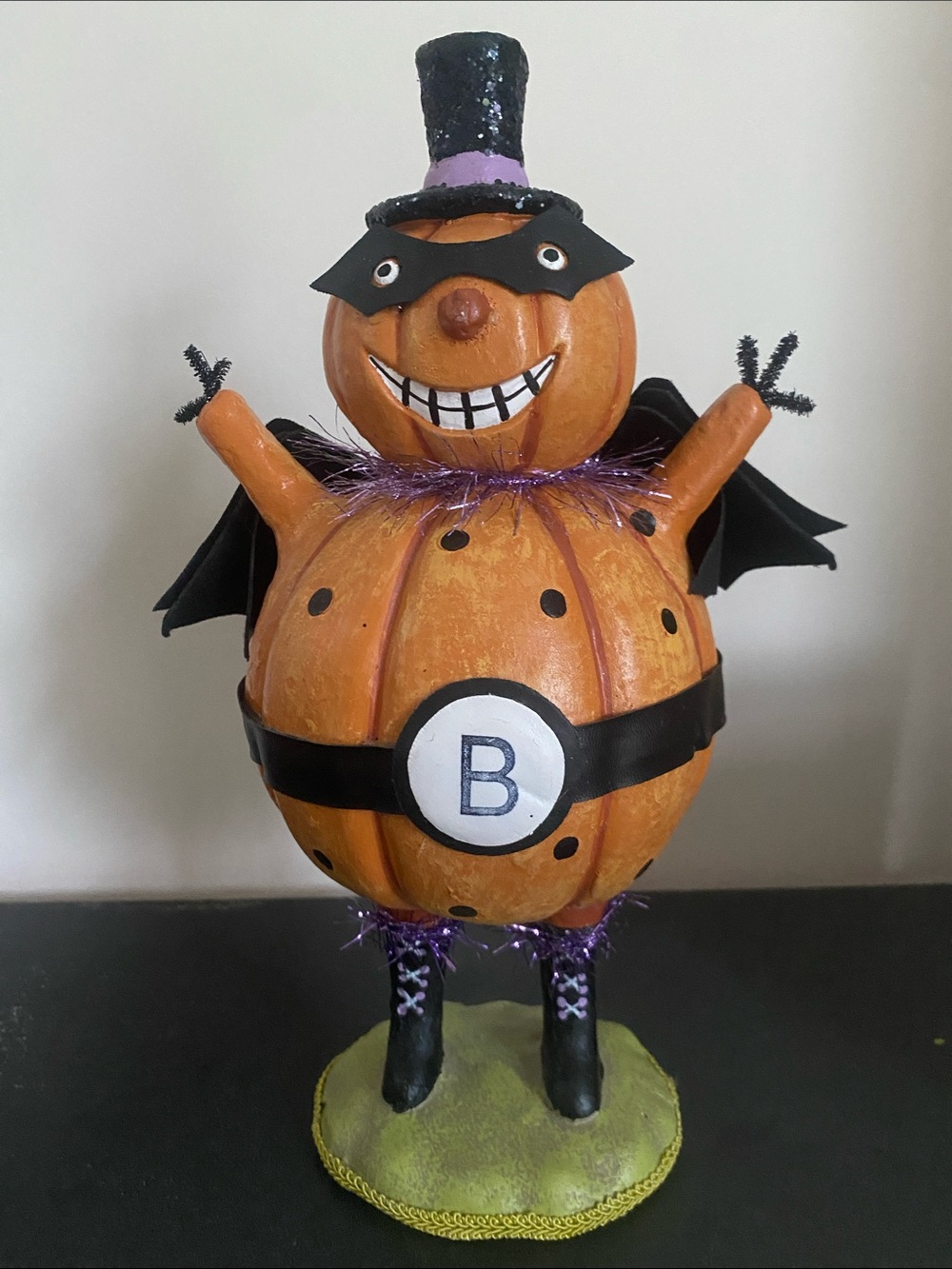 Halloween Superhero Pumpkin Man